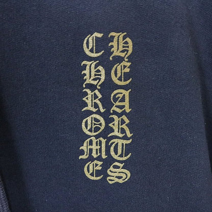 CHROME HEARTS Old English Logo Hoodie Black/Olive Size L