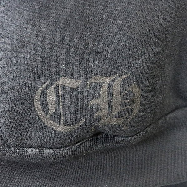CHROME HEARTS Old English Logo Hoodie Black/Olive Size L