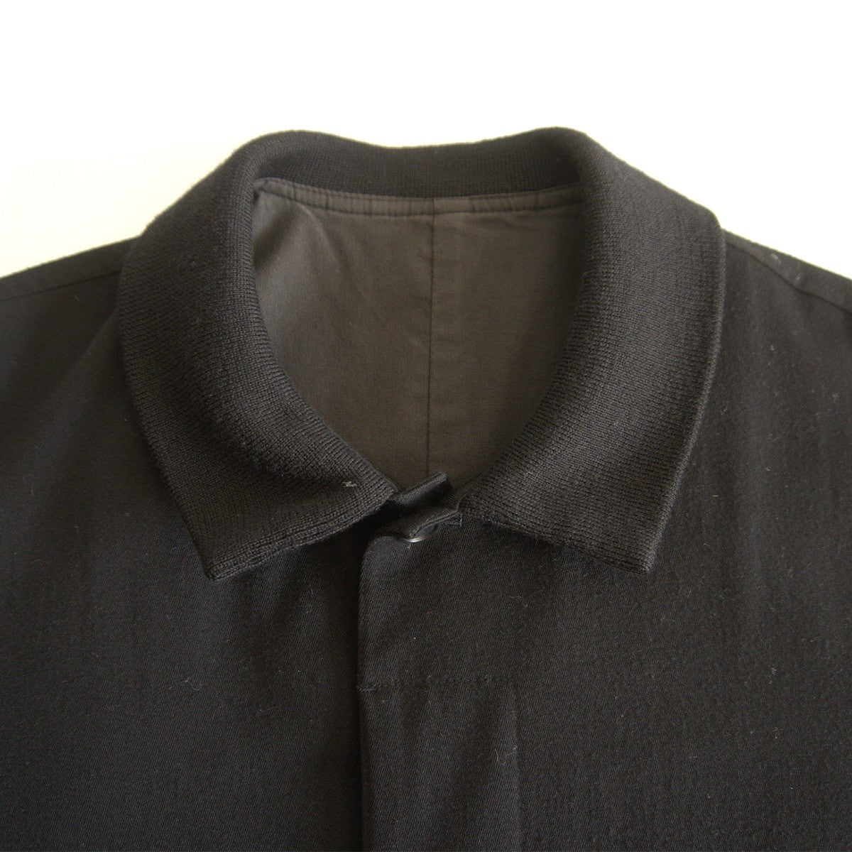 Y's for Men 90S Ribbed cuff Balmacaan coat Size S