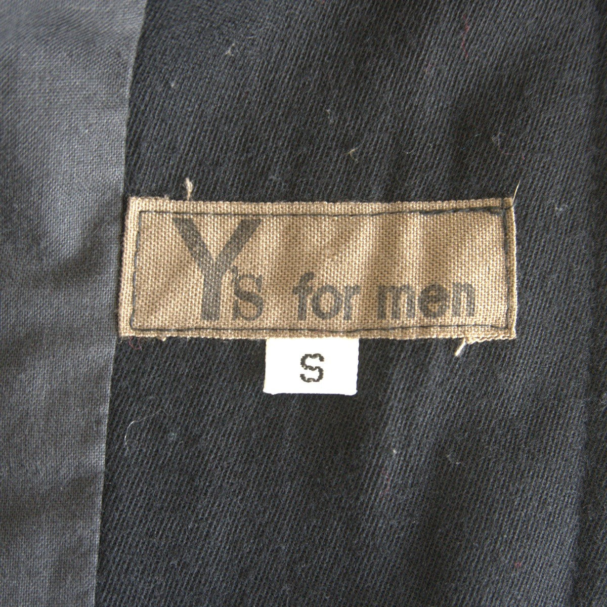 Y's for Men 90S Ribbed cuff Balmacaan coat Size S