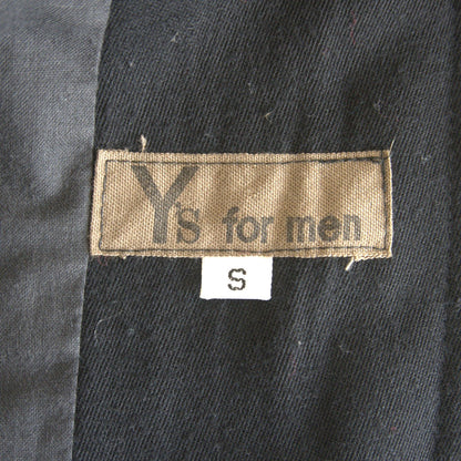 Y's for Men 90S Ribbed cuff Balmacaan coat Size S