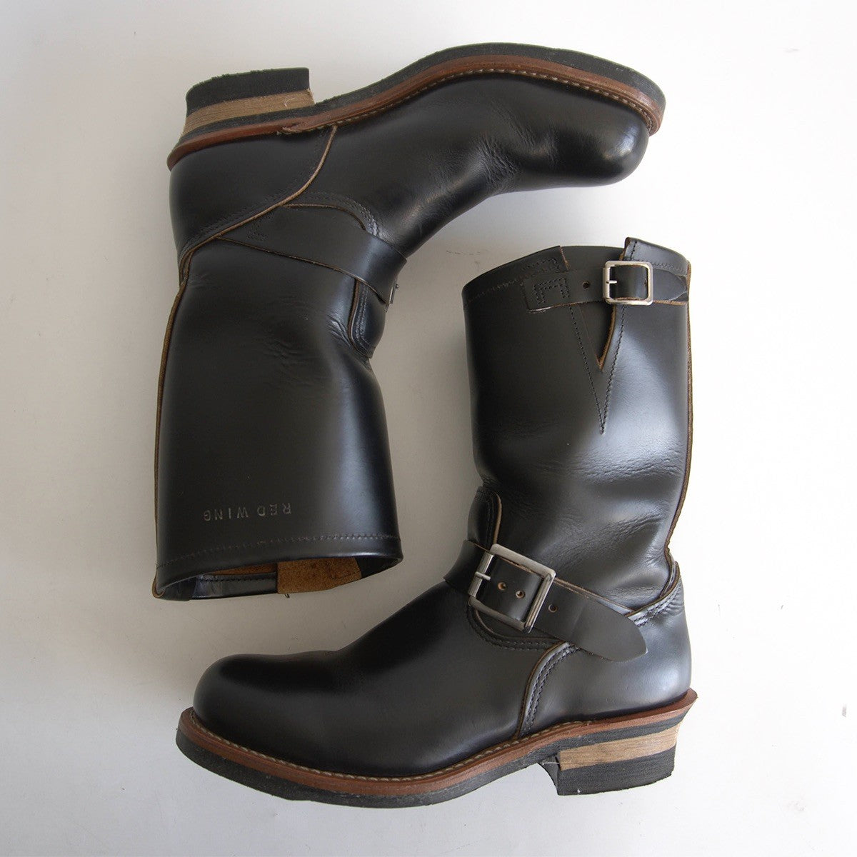 REDWING 9268 Engineer Boots "Tea Core" Leather Size 8
