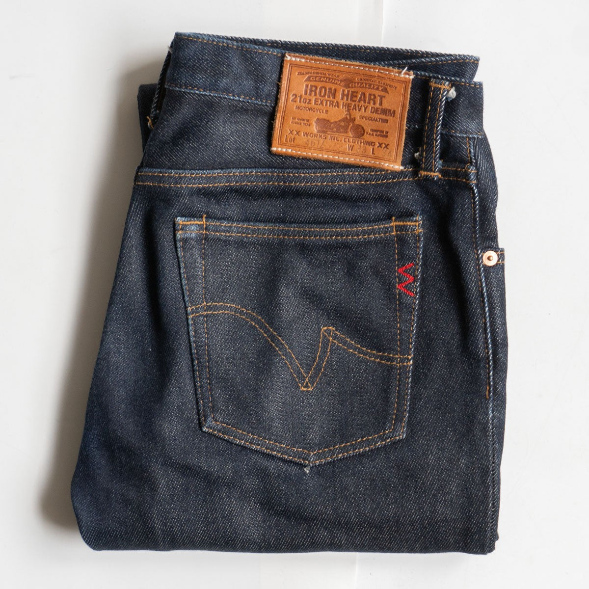 IRON HEART Lot 461 21oz Extra Heavy Denim Jeans Size 33×34