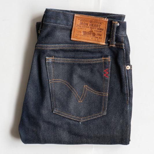 IRON HEART Lot 461 21oz Extra Heavy Denim Jeans Size 33×34