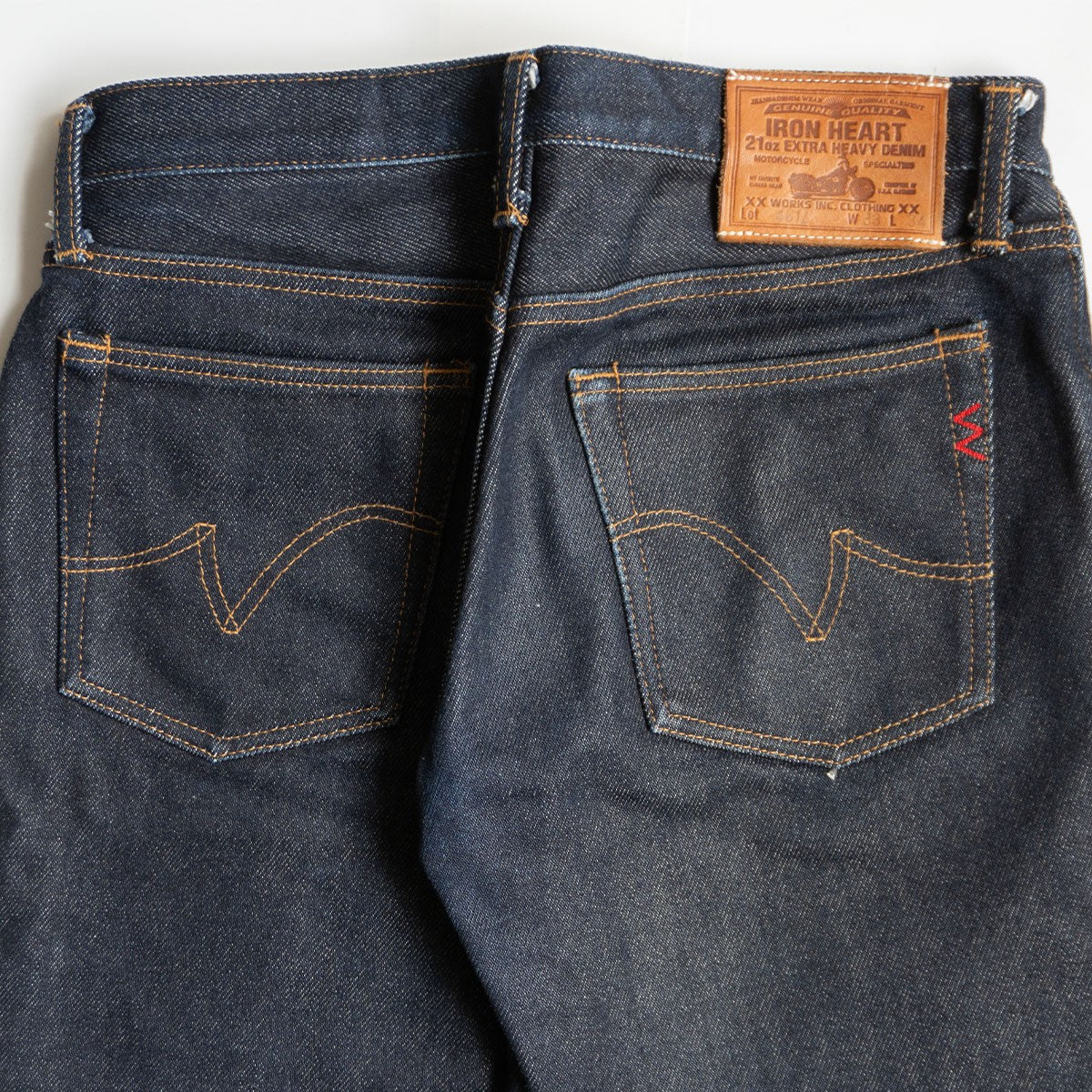IRON HEART Lot 461 21oz Extra Heavy Denim Jeans Size 33×34