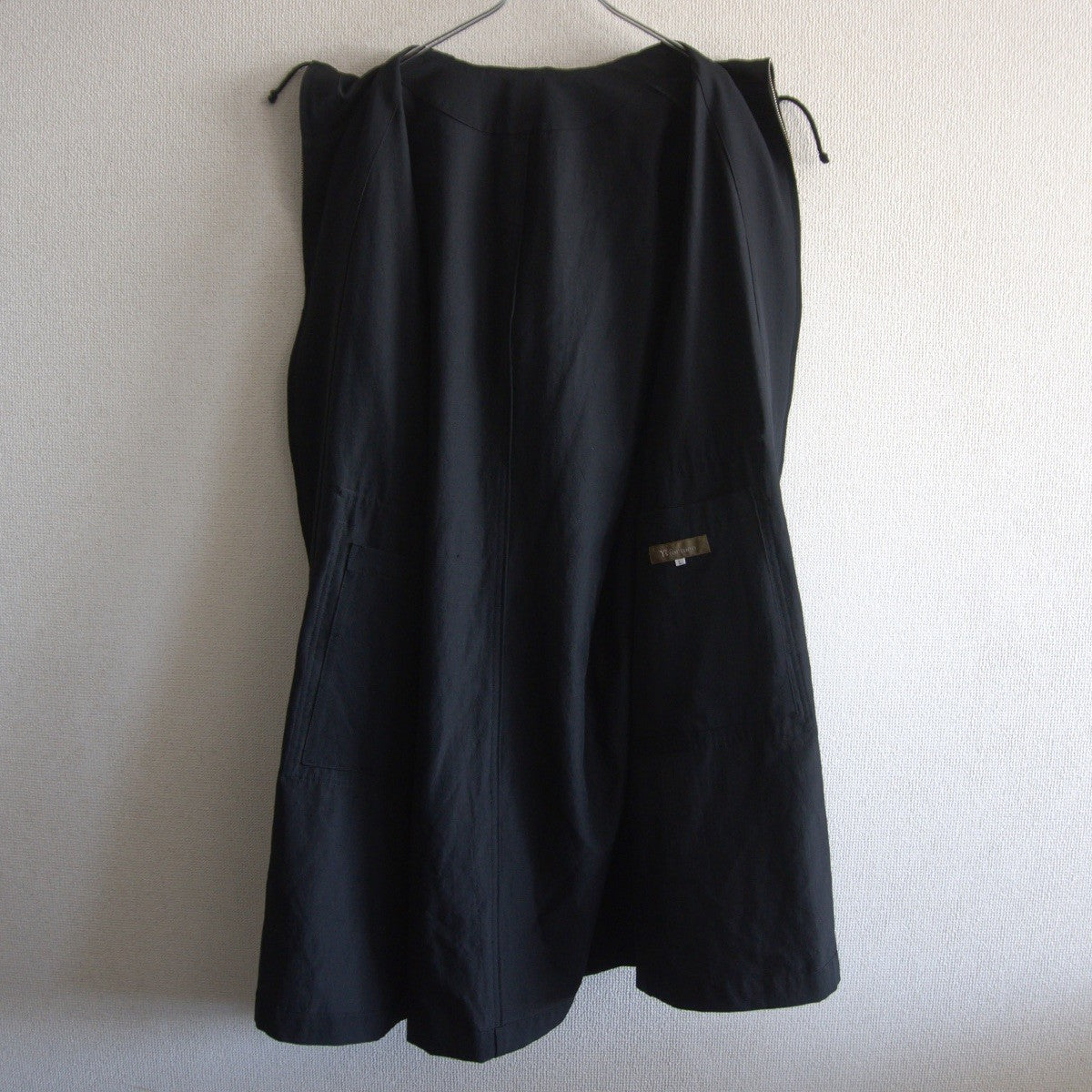 Y's for Men 90S Wool Hooded Zip Coat Size L