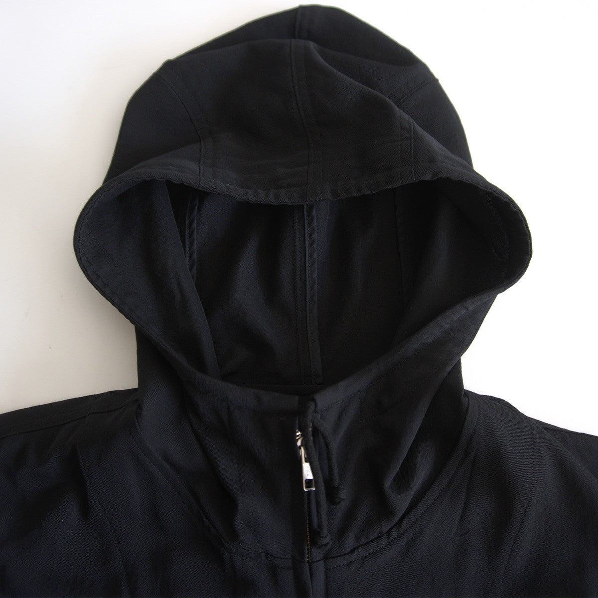 Y's for Men 90S Wool Hooded Zip Coat Size L