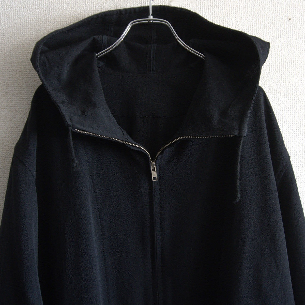 Y's for Men 90S Wool Hooded Zip Coat Size L