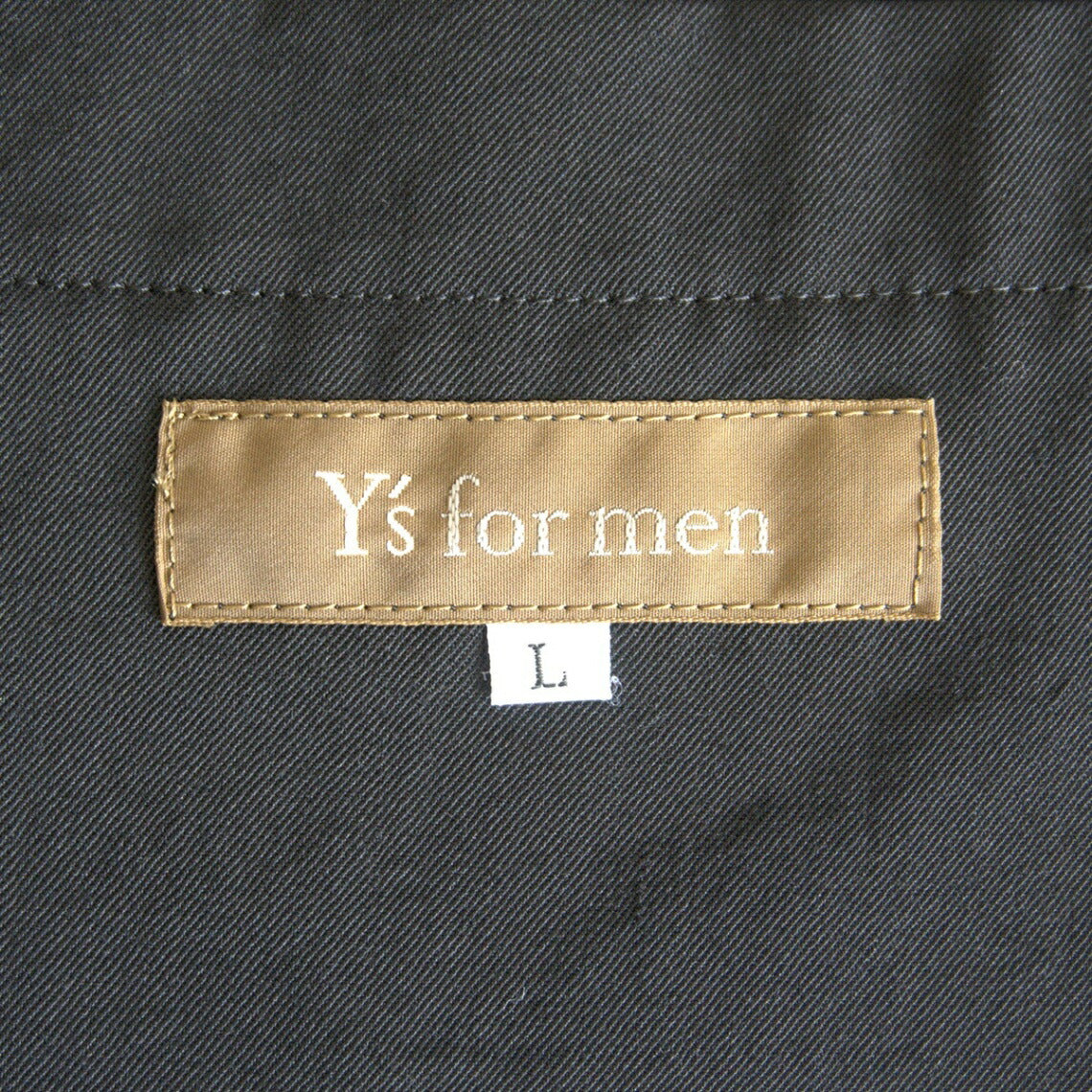 Y's for Men 90S Wool Hooded Zip Coat Size L