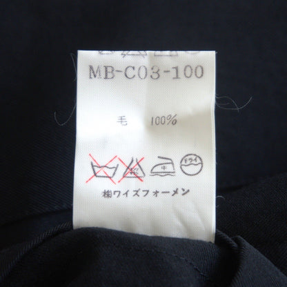 Y's for Men 90S Wool Hooded Zip Coat Size L