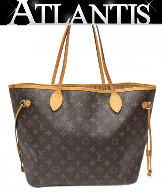 Louis Vuitton Neverfull MM Monogram Bag Brown Size ONE SIZE