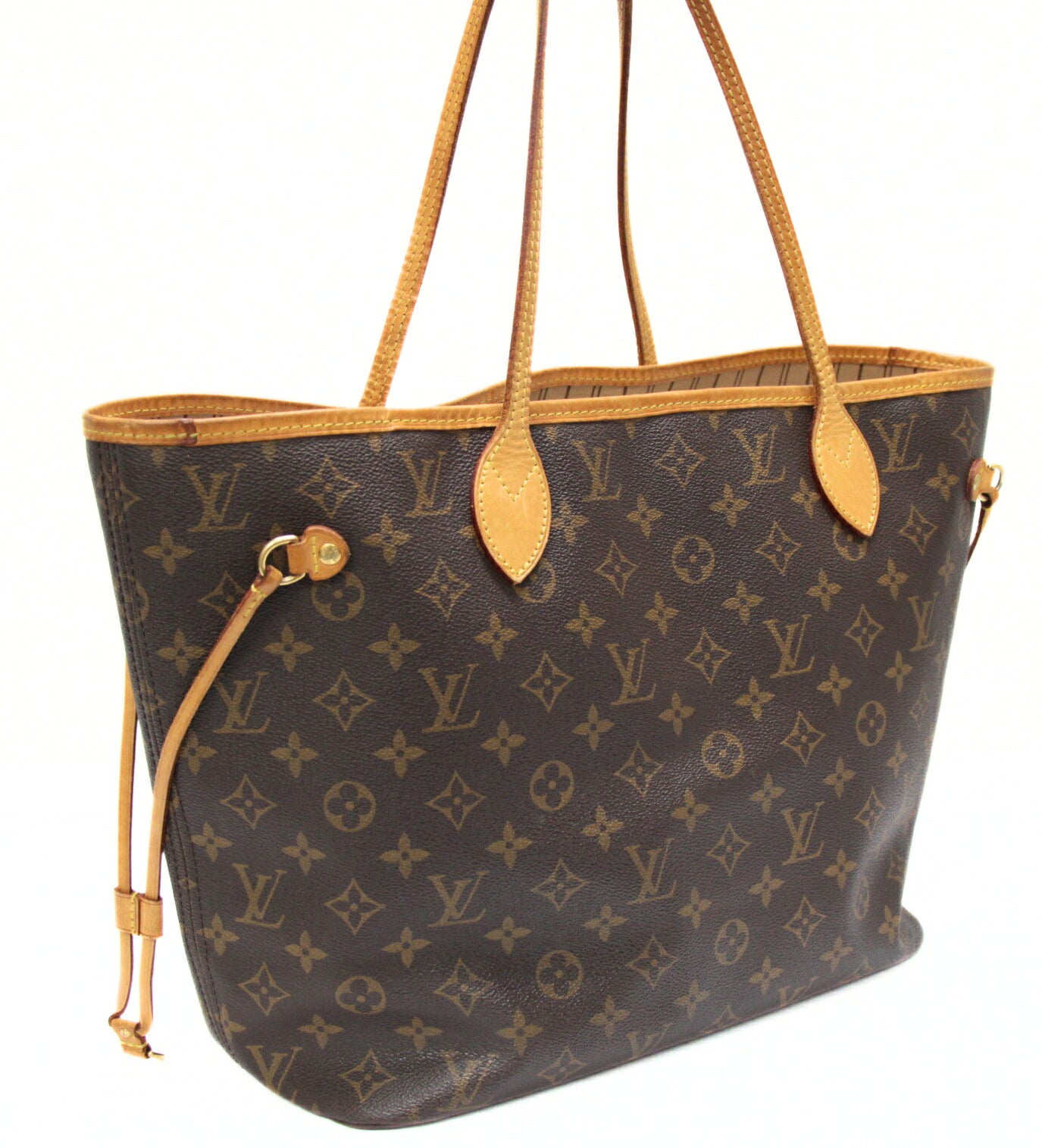 Louis Vuitton Neverfull MM Monogram Bag Brown Size ONE SIZE