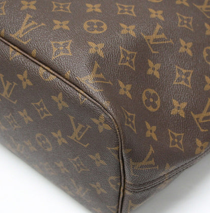 Louis Vuitton Neverfull MM Monogram Bag Brown Size ONE SIZE