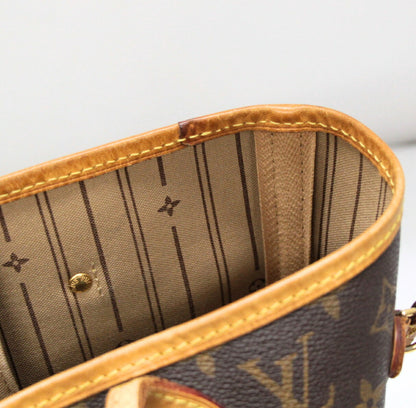 Louis Vuitton Neverfull MM Monogram Bag Brown Size ONE SIZE