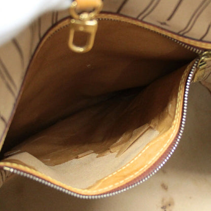 Louis Vuitton Neverfull MM Monogram Bag Brown Size ONE SIZE