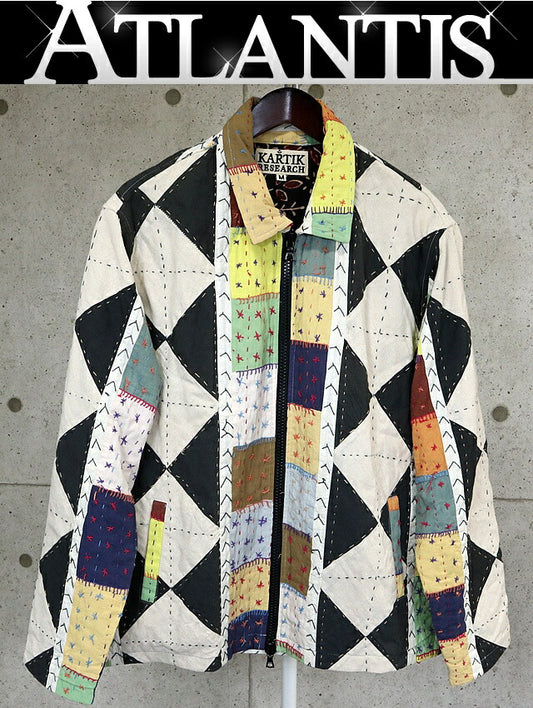 KARTIK RESEARCH Remade Hand-Embroidered Jacket Multi Size M