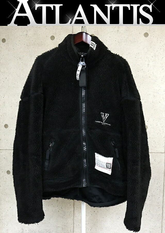 MIHARA YASUHIRO 25AW Wide Boa Big Zip Blouson Black Size 48