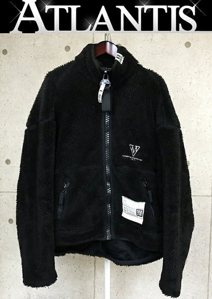 MIHARA YASUHIRO 25AW Wide Boa Big Zip Blouson Black Size 48