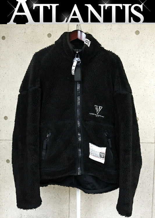 MIHARA YASUHIRO 25AW Wide Boa Big Zip Blouson Black Size 48