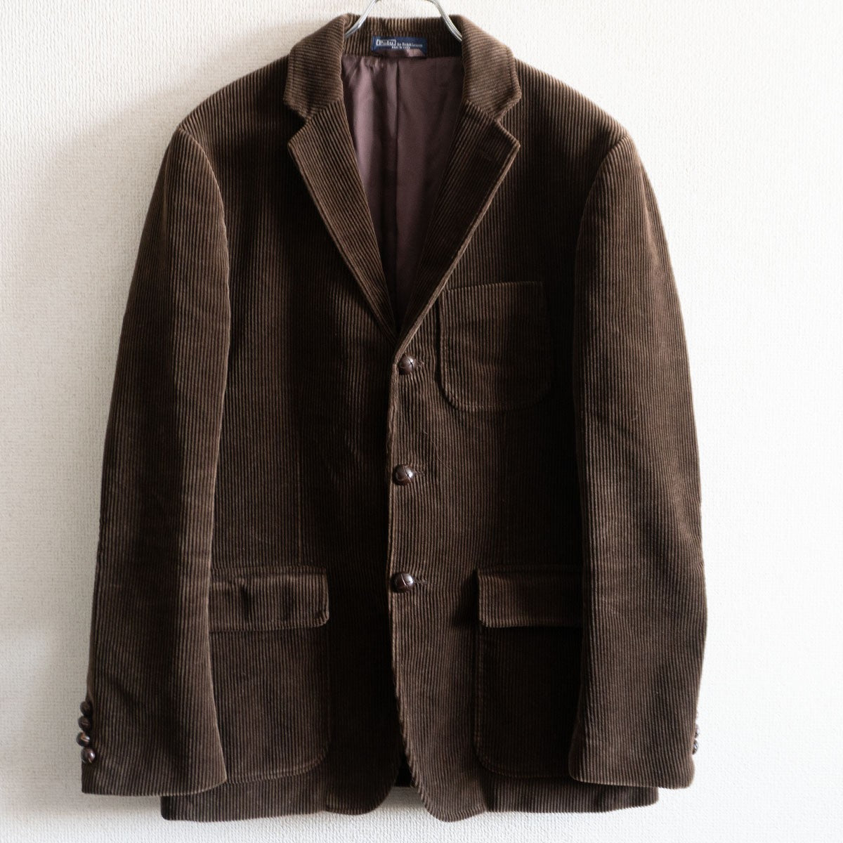 POLO RALPH LAUREN Leather Patch Corduroy Jacket Size XS