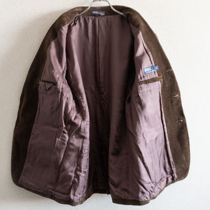 POLO RALPH LAUREN Leather Patch Corduroy Jacket Size XS
