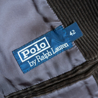POLO RALPH LAUREN Leather Patch Corduroy Jacket Size XS