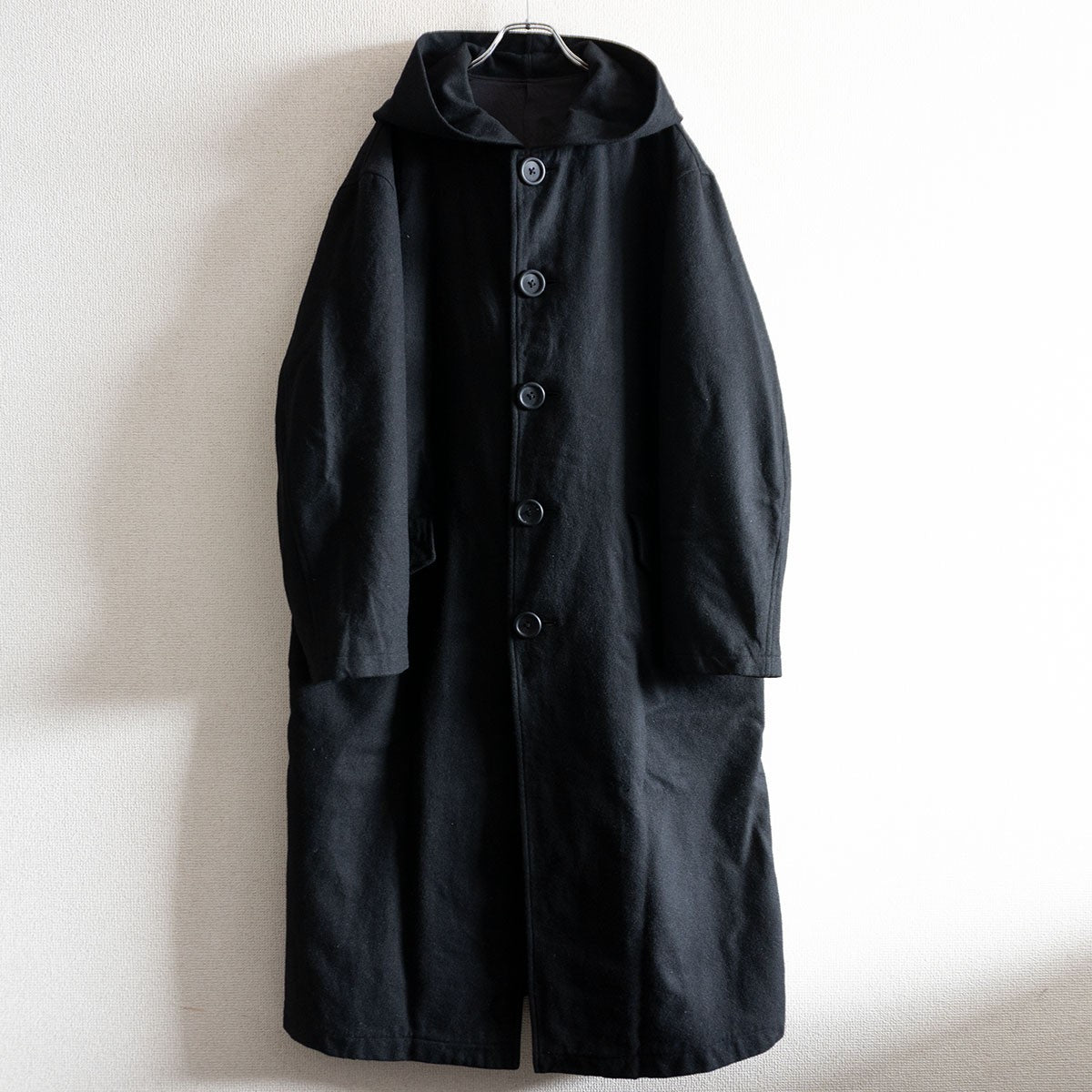 Y's for Men 90S Hooded Long Coat Size XXL