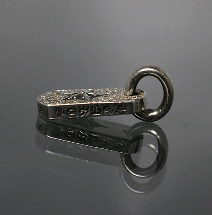CHROME HEARTS Tiny Star Dog Tag After Pave Size ONE SIZE
