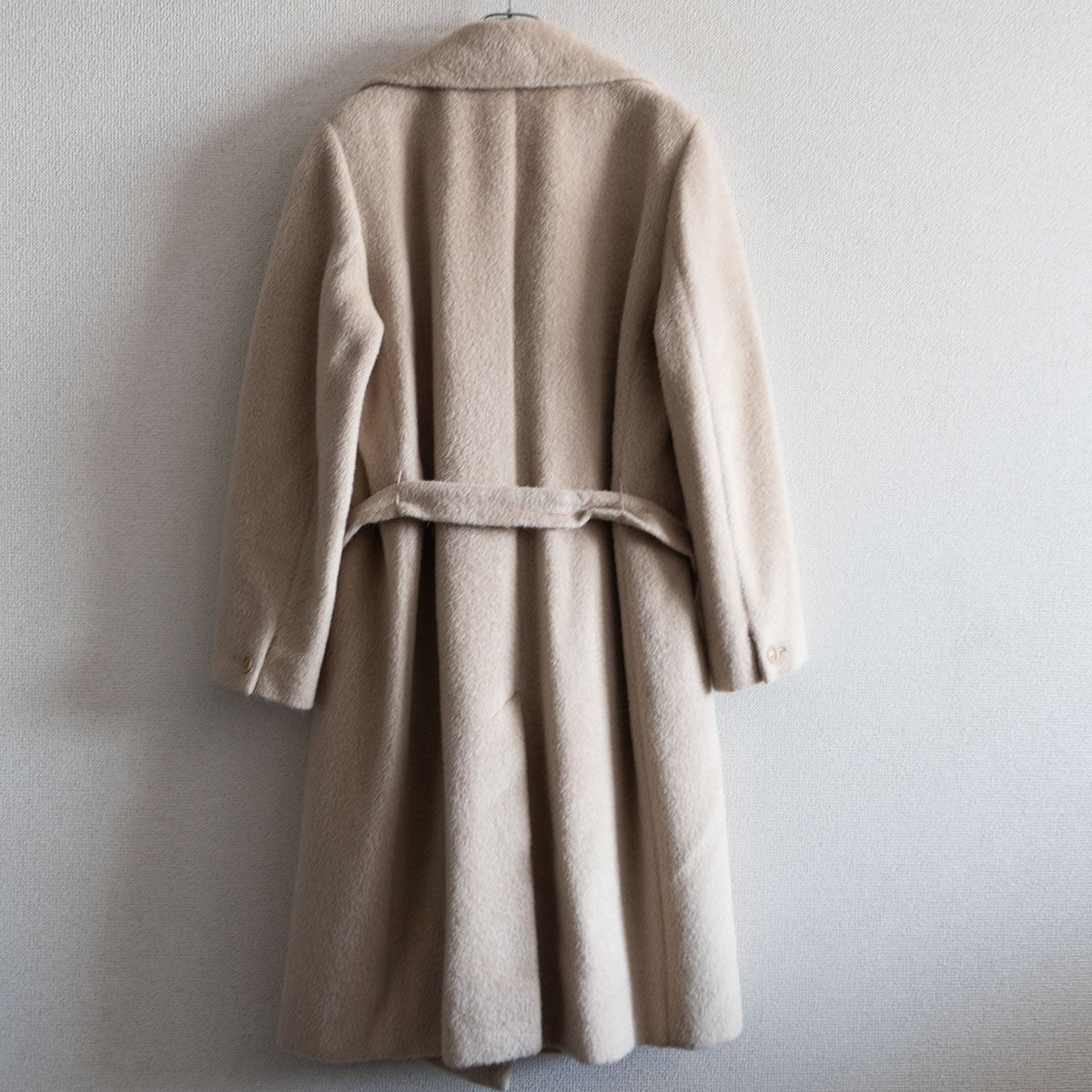 MAX MARA Alpaca Virgin Wool Belted Wrap Coat Size XS