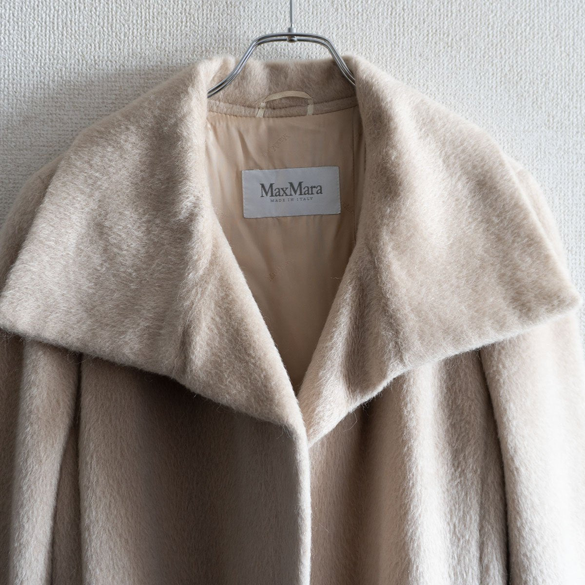 MAX MARA Alpaca Virgin Wool Belted Wrap Coat Size XS