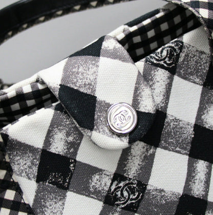 CHANEL 2000 Cruise Gingham Check Tote Bag Size ONE SIZE