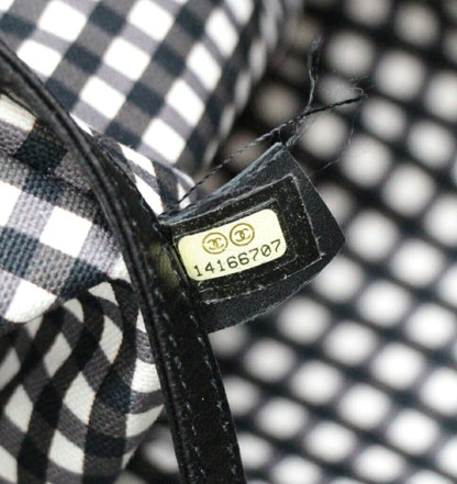 CHANEL 2000 Cruise Gingham Check Tote Bag Size ONE SIZE