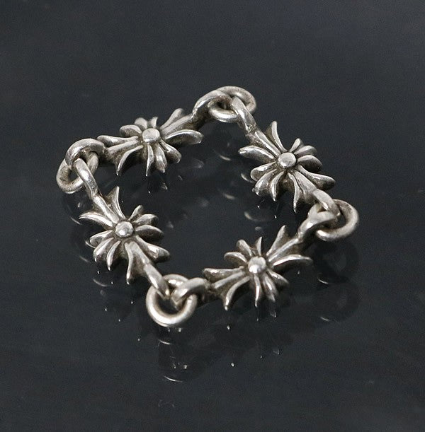 CHROME HEARTS Tiny E CH Plus Diamond Ring Size ONE SIZE