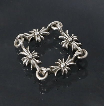 CHROME HEARTS Tiny E CH Plus Diamond Ring Size ONE SIZE