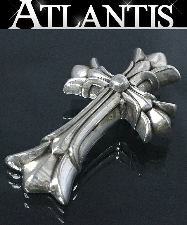 CHROME HEARTS Large Double CH Cross Pendant Size ONE SIZE