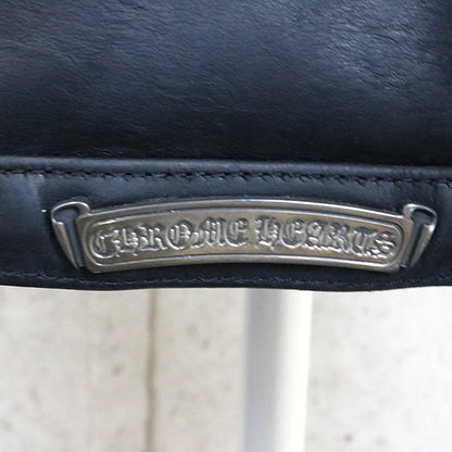 CHROME HEARTS WHIPLASH Horsehide Leather Jacket Black Size M