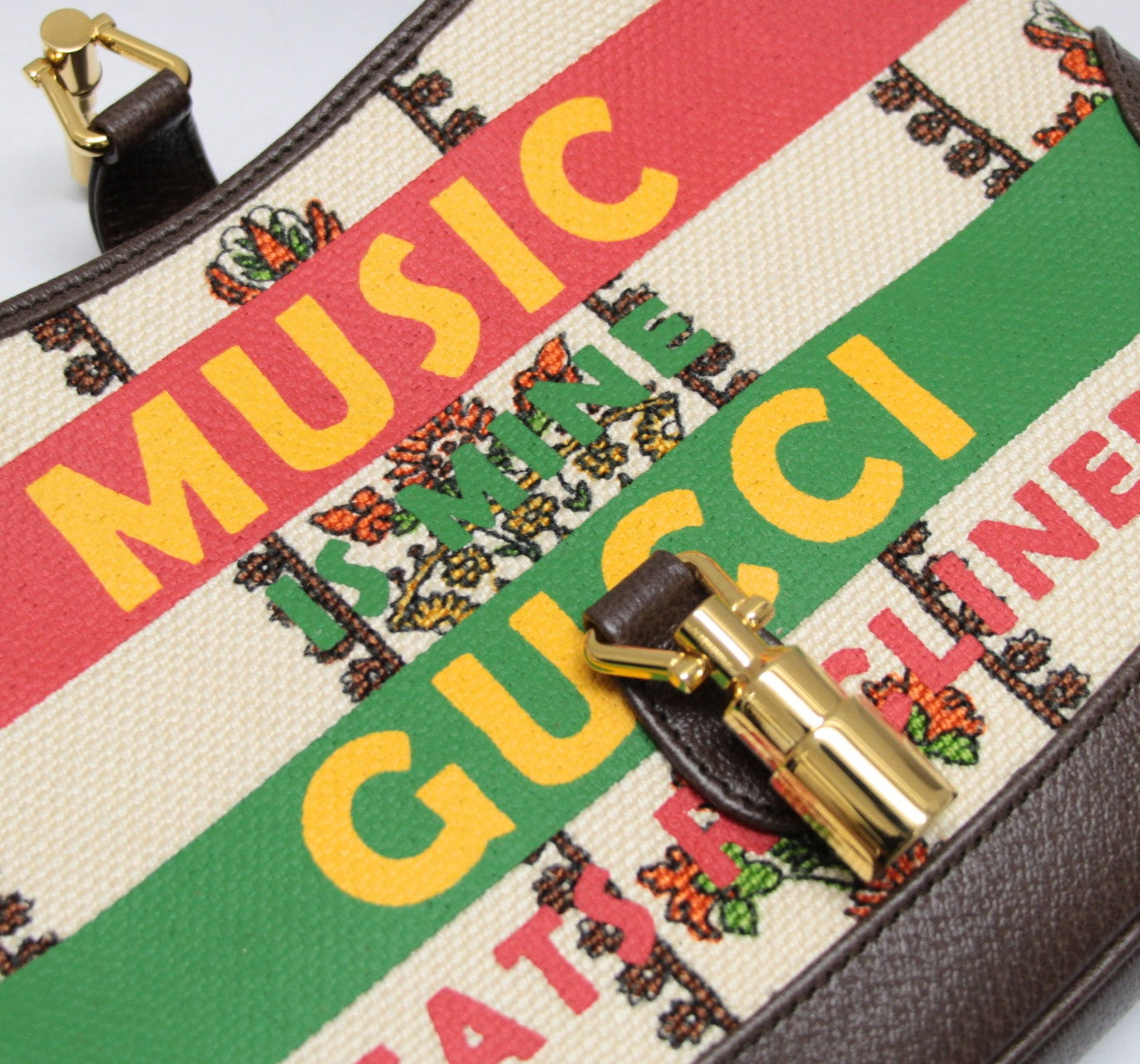 GUCCI Jackie 1961 Music Is Mine Bag Multi Size ONE SIZE