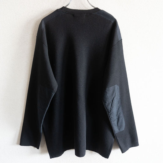 Y's for Men Military Knit Sweater Black Size L