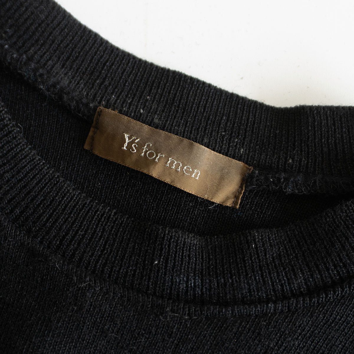 Y's for Men Military Knit Sweater Black Size L