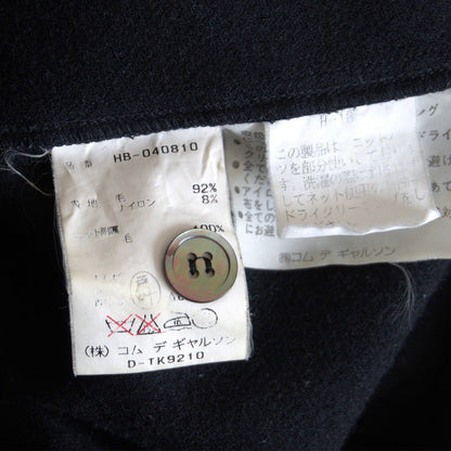 Comme des Garcons 96 90s Boxy Paneled Shirt Black Size XXL