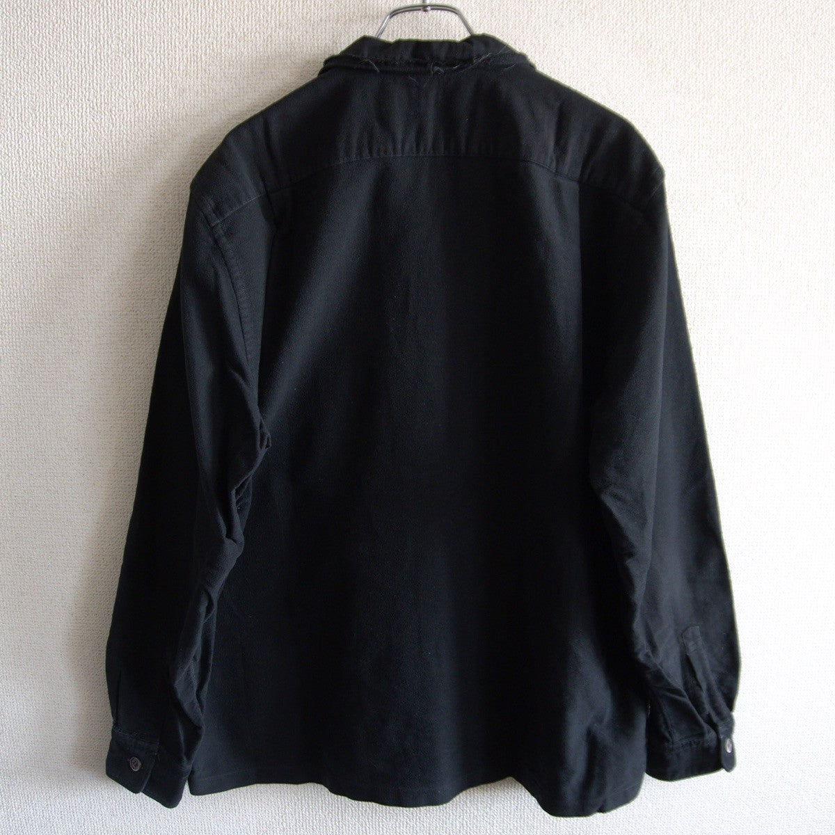 Comme des Garcons 01 Boxy Open Collar Shirt Black Size L