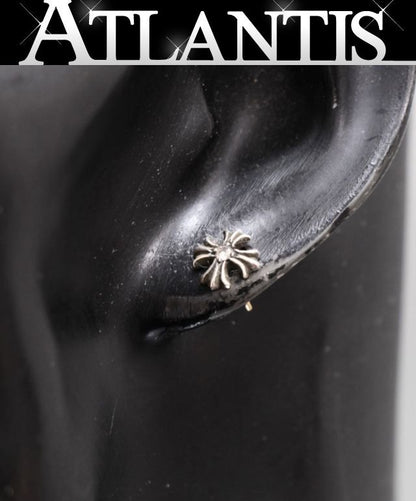 CHROME HEARTS CH Plus 1P Diamond Stud Earring Size ONE SIZE
