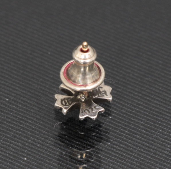CHROME HEARTS CH Plus 1P Diamond Stud Earring Size ONE SIZE