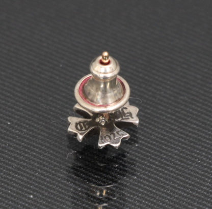 CHROME HEARTS CH Plus 1P Diamond Stud Earring Size ONE SIZE