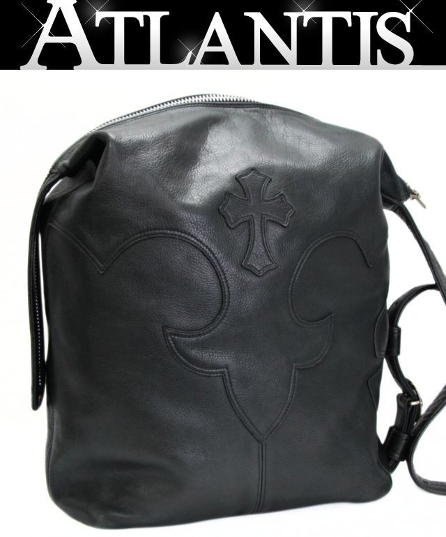 CHROME HEARTS Lelo Flare Knee Cross Bag Black Size ONE SIZE