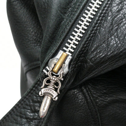 CHROME HEARTS Lelo Flare Knee Cross Bag Black Size ONE SIZE
