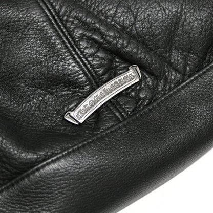 CHROME HEARTS Lelo Flare Knee Cross Bag Black Size ONE SIZE