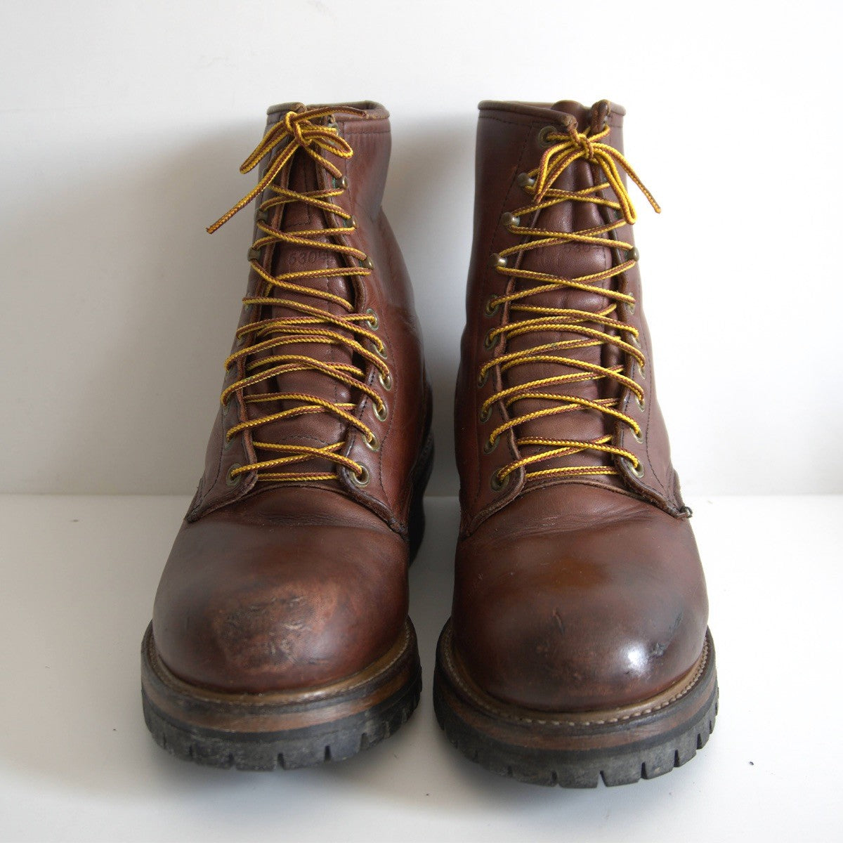 REDWING 90s PT91 4418 Logger Boots Made in USA Size 8E