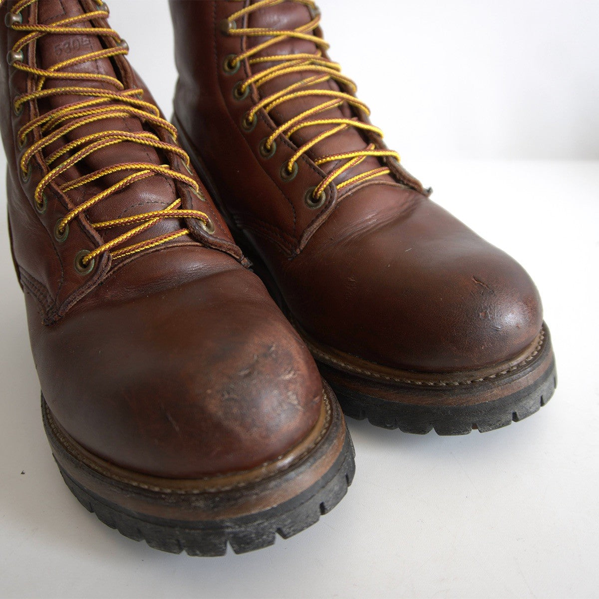 REDWING 90s PT91 4418 Logger Boots Made in USA Size 8E