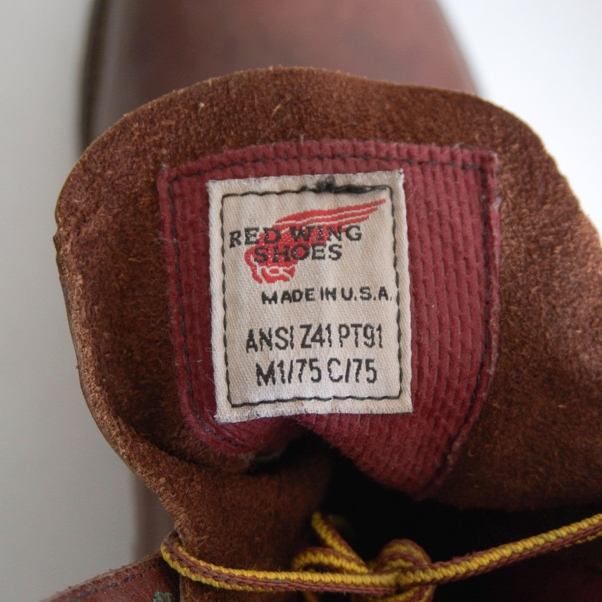 REDWING 90s PT91 4418 Logger Boots Made in USA Size 8E